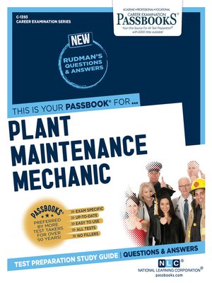 cover image of Plant Maintenance Mechanic